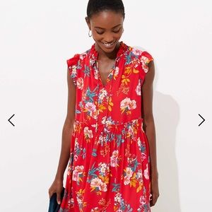 Floral swing dress